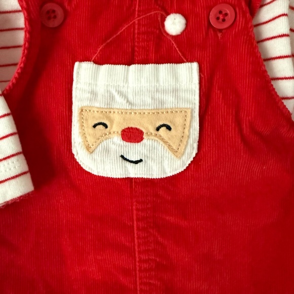 Red Corduroy Santa Dress - Picture 2 of 4